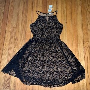 NWT bar iii lace circular dress